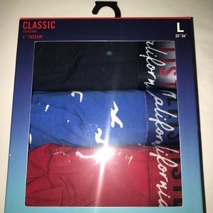 Hollister trunk 3 Packs Size Large